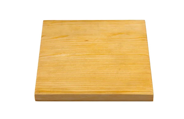 Drewniana Deska Rozkroju Izolowana — Zdjęcie stockowe