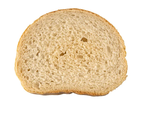 Dilimlenmiş ekmek üzerine beyaz izole