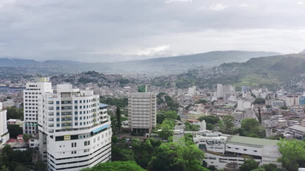 Повітряний вид Тегусігальпа Гондурас. — стокове відео