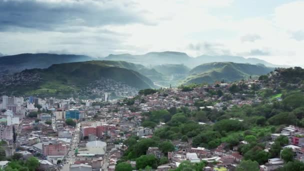 Aerial view Tegucigalpa Honduras. — Stock Video