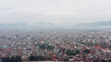 Hava görüntüsü Katmandu Nepal. 