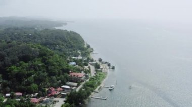 Hava görüntüsü Roatan Honduras