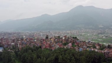 Hava görüntüsü Katmandu Nepal. 