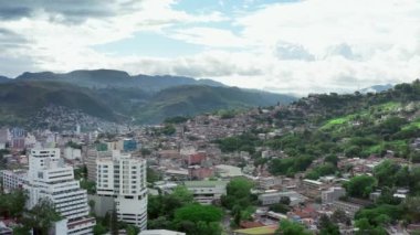 Tegucigalpa 'nın hava manzarası.