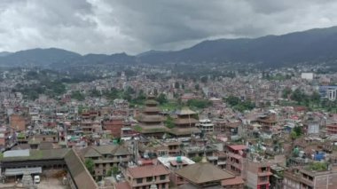 Hava görüntüsü Bhaktapur Nepal.