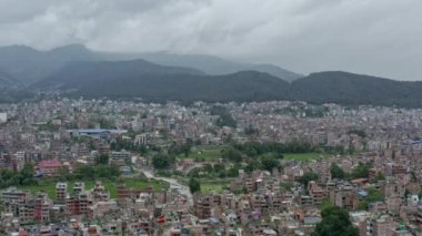 Hava görüntüsü Bhaktapur Nepal. 