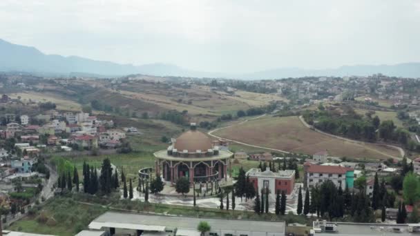 Widok z lotu ptaka Tirana Albania. — Wideo stockowe