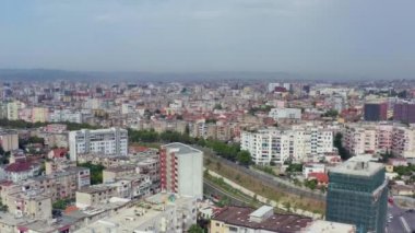 Tiran Arnavutluk havadan görüşü. 