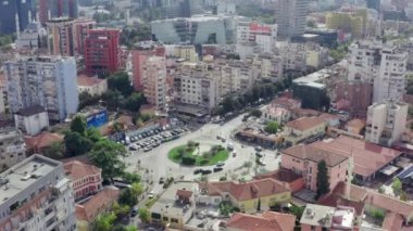 Tiran Arnavutluk havadan görüşü.