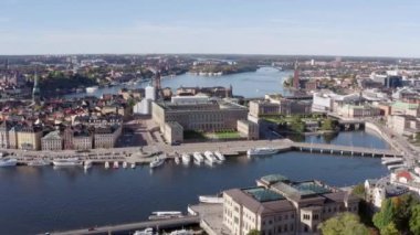 Hava manzaralı Stockholm İsveçlileri