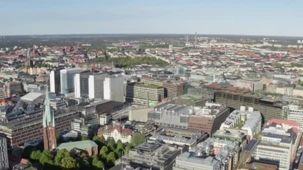 Повітряний вид Стокгольм Швеція. — стокове відео