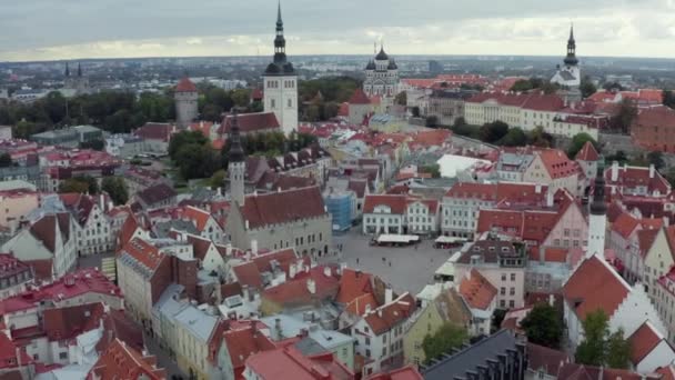 Αεροφωτογραφία Ταλίν Εσθονία — Αρχείο Βίντεο
