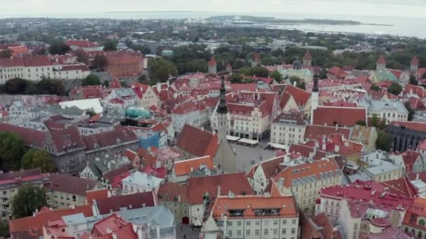 Αεροφωτογραφία Ταλίν Εσθονία. — Αρχείο Βίντεο
