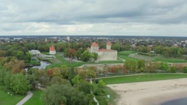Kuressaare Kalesi Estonya. 