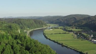 Krka Nehri Slovenya Havacılık Görünümü