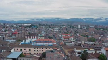 Hava manzaralı Ayacucho Peru. 