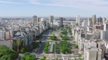 Hava manzaralı Buenos Aires Arjantin. 