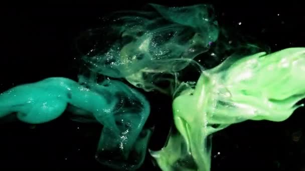 Abstract background video of mixing green and light green colors. — Wideo stockowe