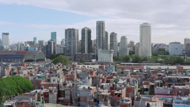 Luftaufnahme Buenos Aires Argentinien. — Stockvideo