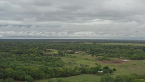 Vista aérea da natureza do Paraguai — Vídeo de Stock