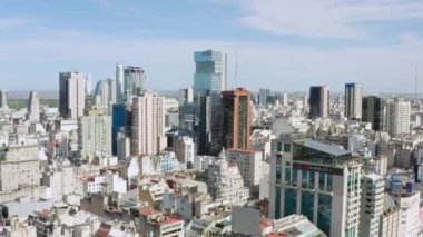 Hava manzaralı Buenos Aires Arjantin.