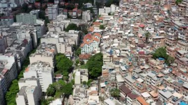 Hava manzaralı Rio de Janeiro Brezilya. 