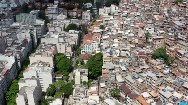 Luchtfoto Rio de Janeiro Brazilië. — Stockvideo