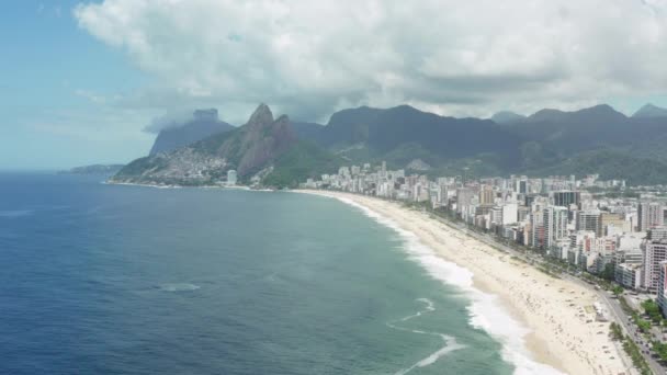 Aerial view Rio de Janeiro Brazil. — Stock Video