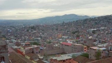 Hava manzaralı Ayacucho Peru.