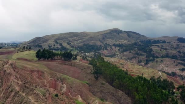 Vista aérea das montanhas dos Andes — Vídeo de Stock