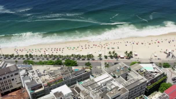 Hava manzaralı Rio de Janeiro Brezilya. — Stok video