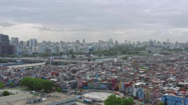 Aerial view Buenos Aires Argentina. — Stock Video