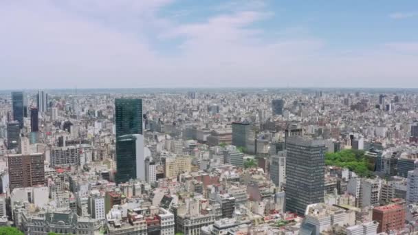 Aerial view Buenos Aires Argentina. — Stock Video
