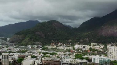 Hava manzaralı Rio de Janeiro Brezilya. 