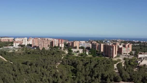 Havadan bakıldığında Tarragona İspanya. — Stok video