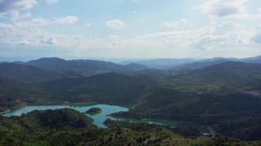 Siurana Katalonya Havadan Görünümü. 