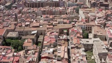 Havadan bakıldığında Tarragona İspanya. 