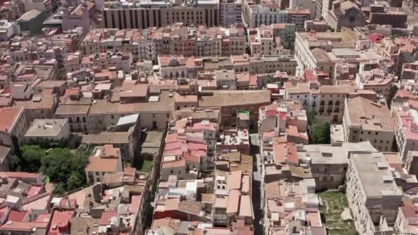 Vista aérea Tarragona España. — Vídeo de stock