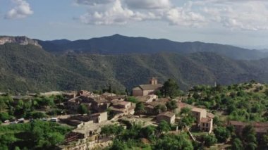 Siurana İspanya Hava Görüntüsü.