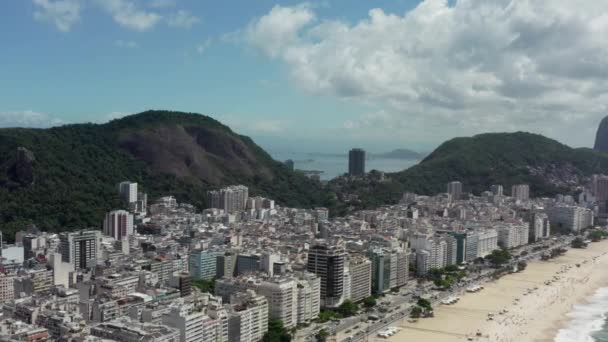 Luftaufnahme Rio de Janeiro Brasilien Stadtbild. — Stockvideo