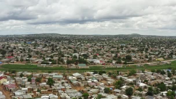 Veduta aerea paesaggio urbano di Lusaka Zambia. — Video Stock