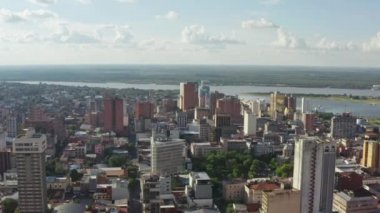 Hava Görünümü Asuncion Paraguay.