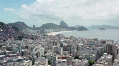 Hava manzaralı Rio de Janeiro Brezilya. 