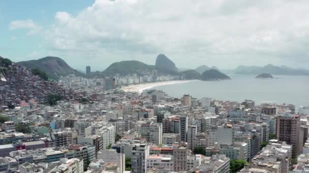 Aerial view Rio de Janeiro Brazil. — Wideo stockowe