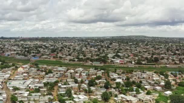 Vista aérea Lusaka Zambia — Vídeos de Stock