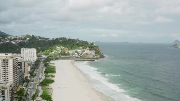 巴西里约热内卢的空中景观. — 图库视频影像