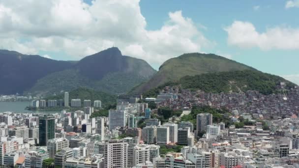 Luftaufnahme Rio de Janeiro Brasilien. — Stockvideo