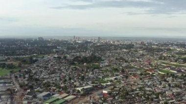 Lusaka Zambiya 'nın hava manzarası. 