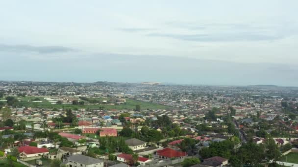 Aerial view Lusaka Zambia. Cityscape — Stock Video