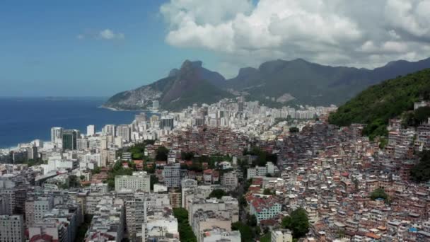 Вид з повітря Rio de Janeiro Brazil cityscape. — стокове відео